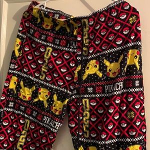 Pokémon pikachu pajama pants